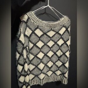 Willow and Root Diamond Pattern Sweater